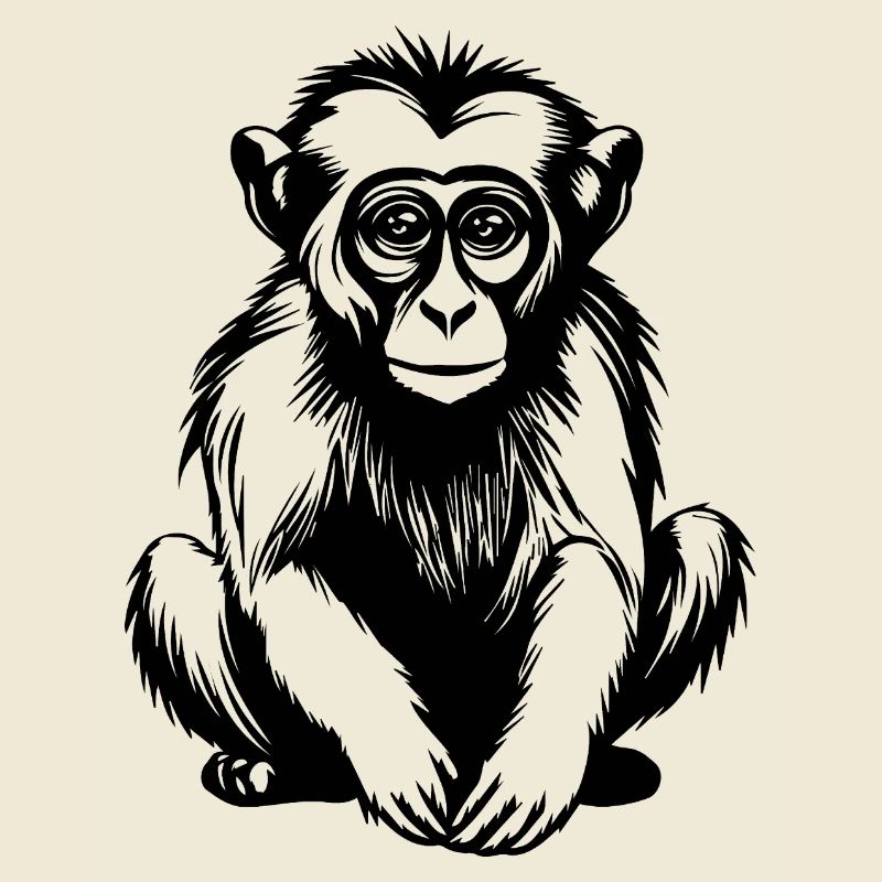 Singe Singe Visage de Singe Jungle