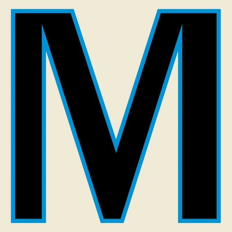 letter M vector