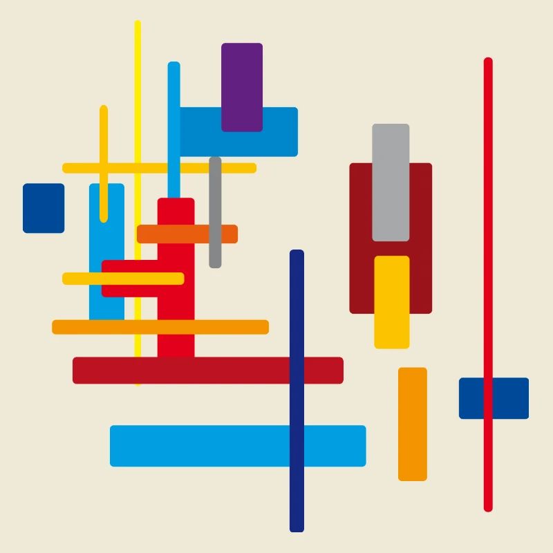 Building block architecture - colors pattern