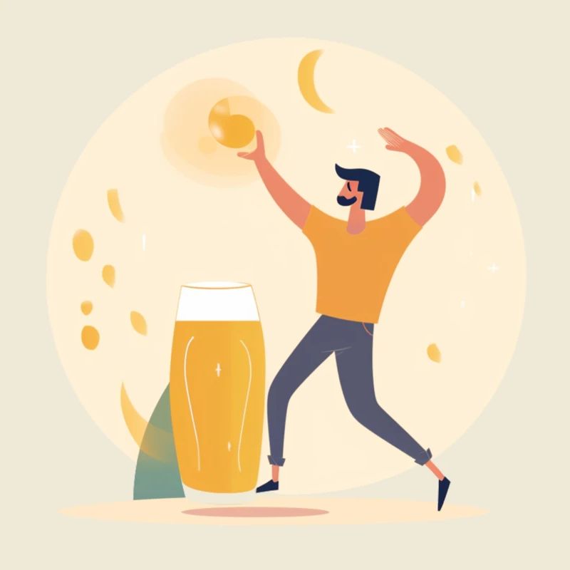 Danse de la bière - Célébration avec style