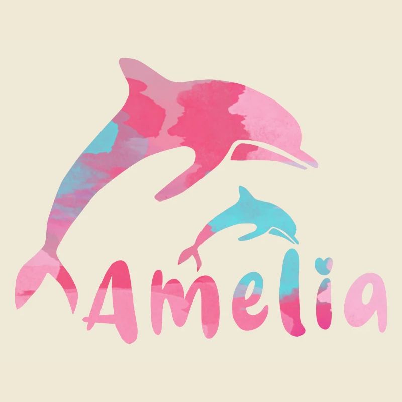 amelia ,define, bunt,name, malerei,rosa
