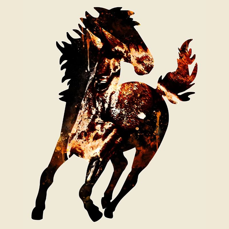 aquarelle gxp splash cheval brun