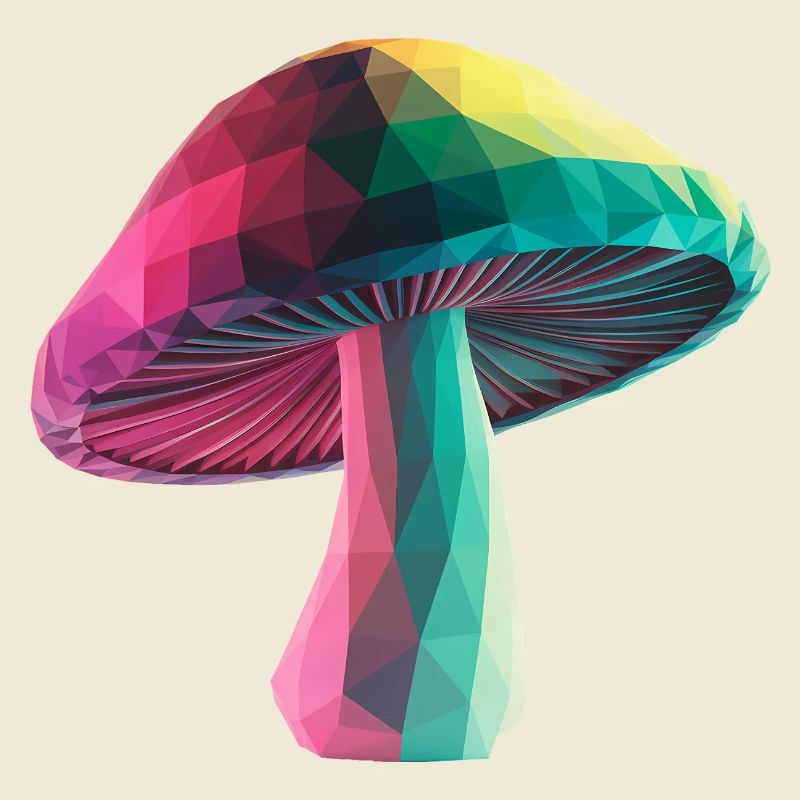 Pilz - Cooles Low-Poly-Logo