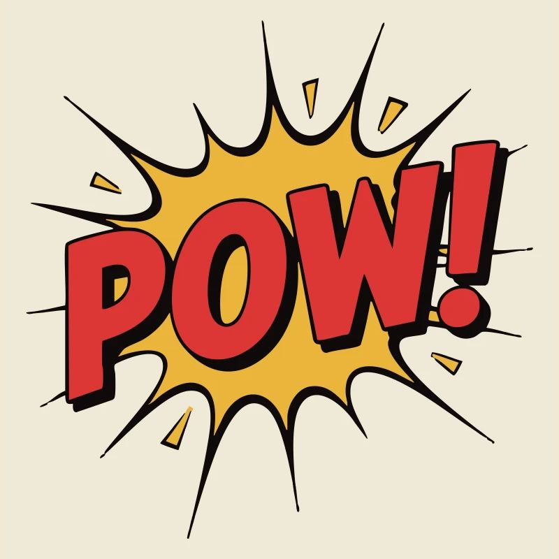 Prisonnier de guerre! Retro Comic Blast – Typographie d’action