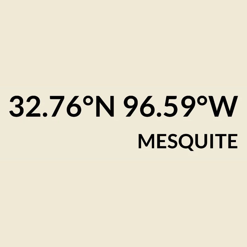 Mesquite, Texas, USA Coordinates