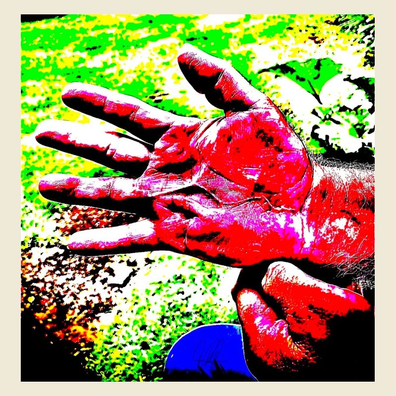 Die vom Leben gezeichnete Hand