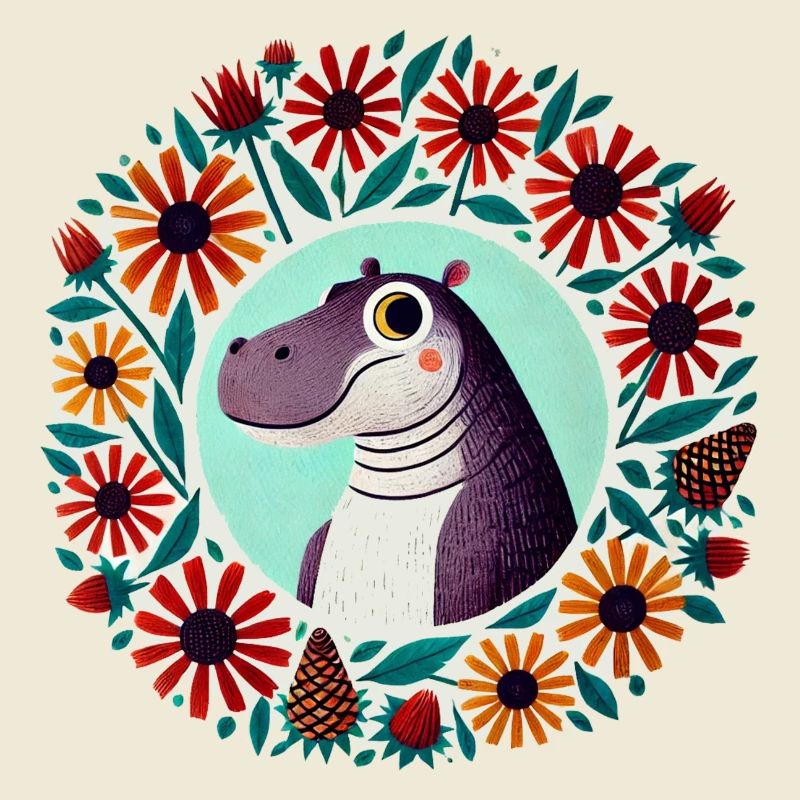 Retro Hippo