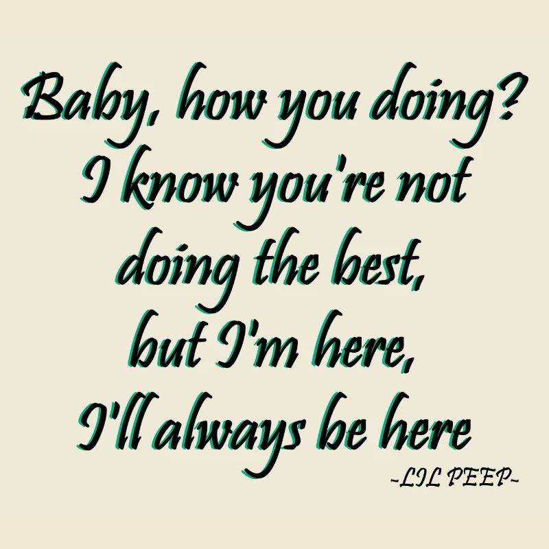 lil peep - right here Songtext
