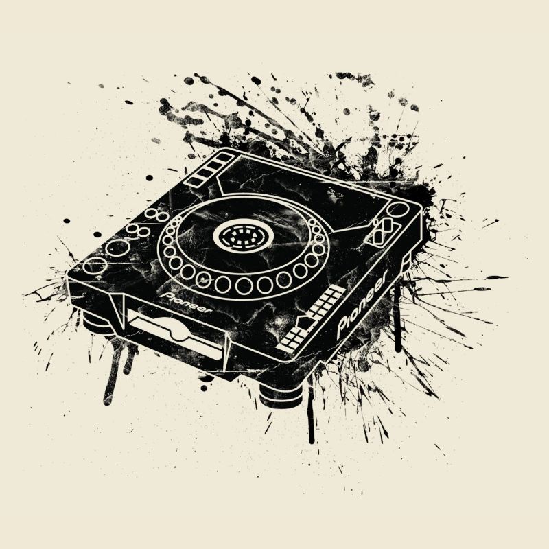 CDJ 1000 Graffiti DJ