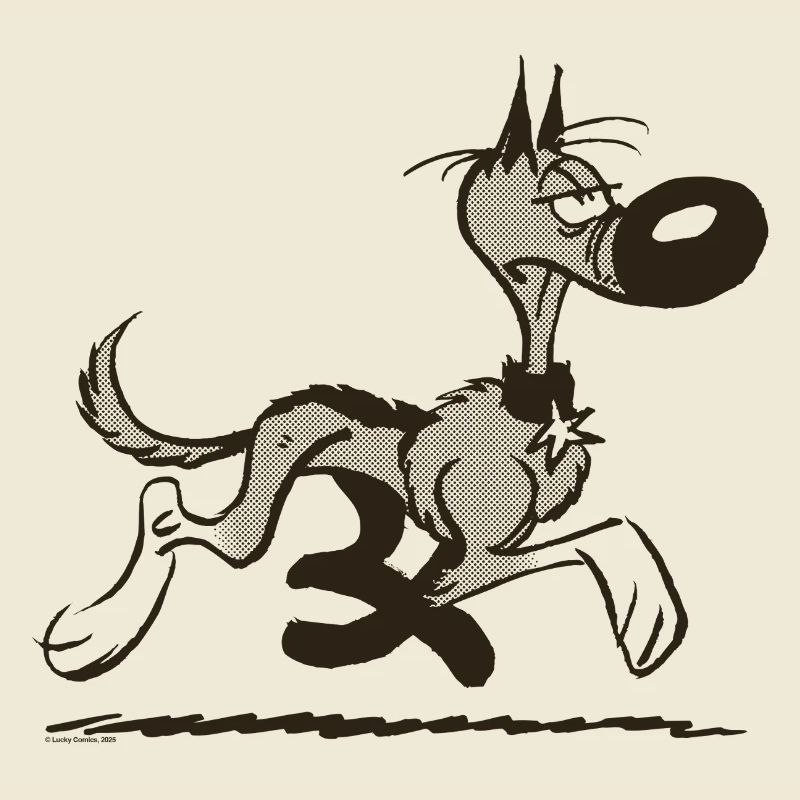 Lucky Luke Rantanplan Design