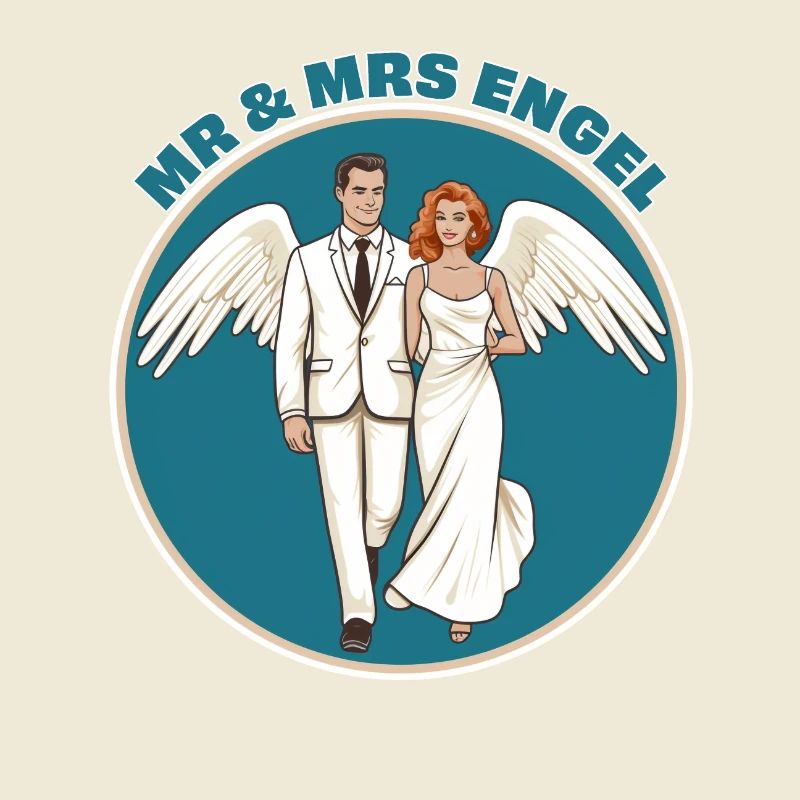 Mr. & Mrs. Engel honeymooning.