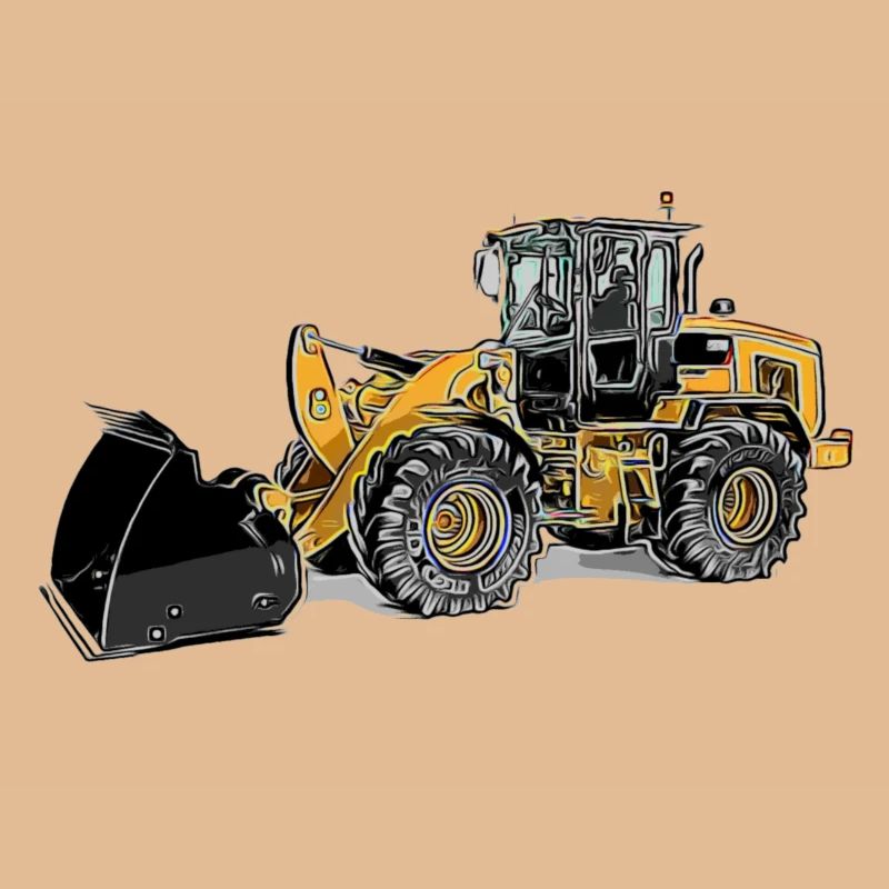 Wheel loader Large Colored wheel loader Shovel loader