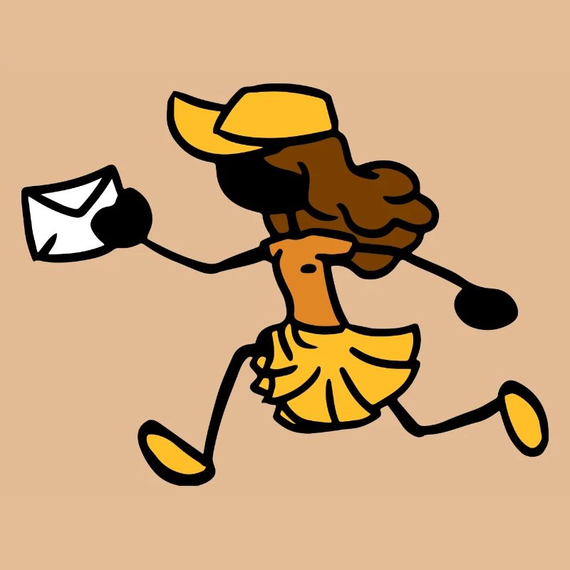 Postbotin Postfrau Kurier