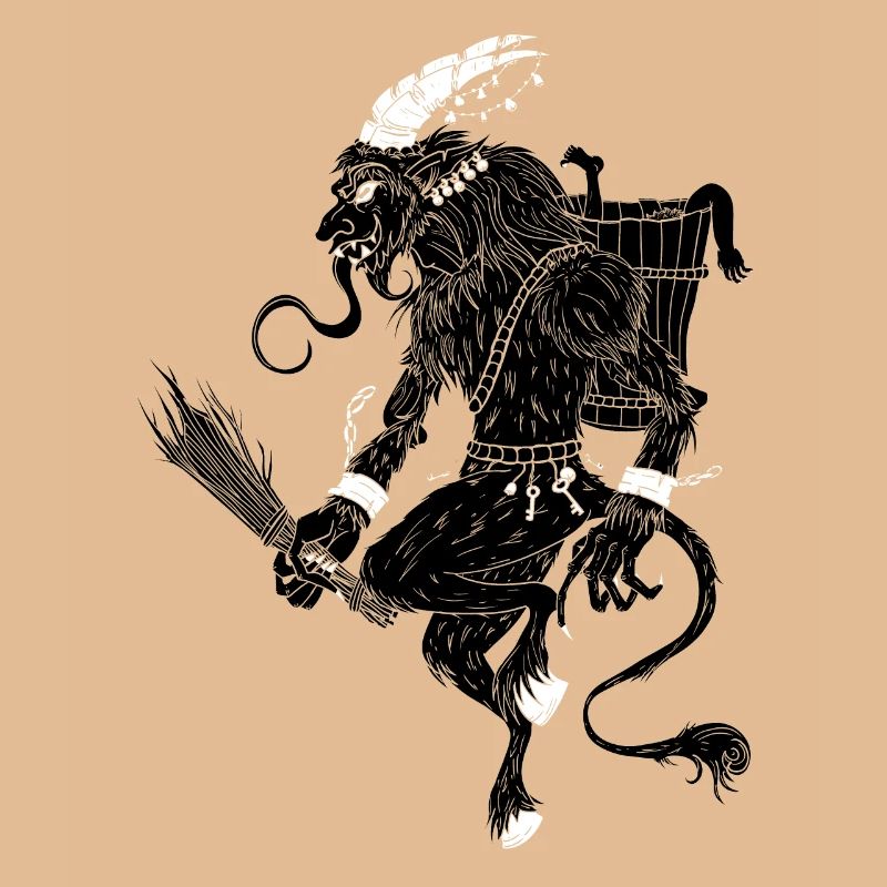 Krampus devil custom Christmas gift idea