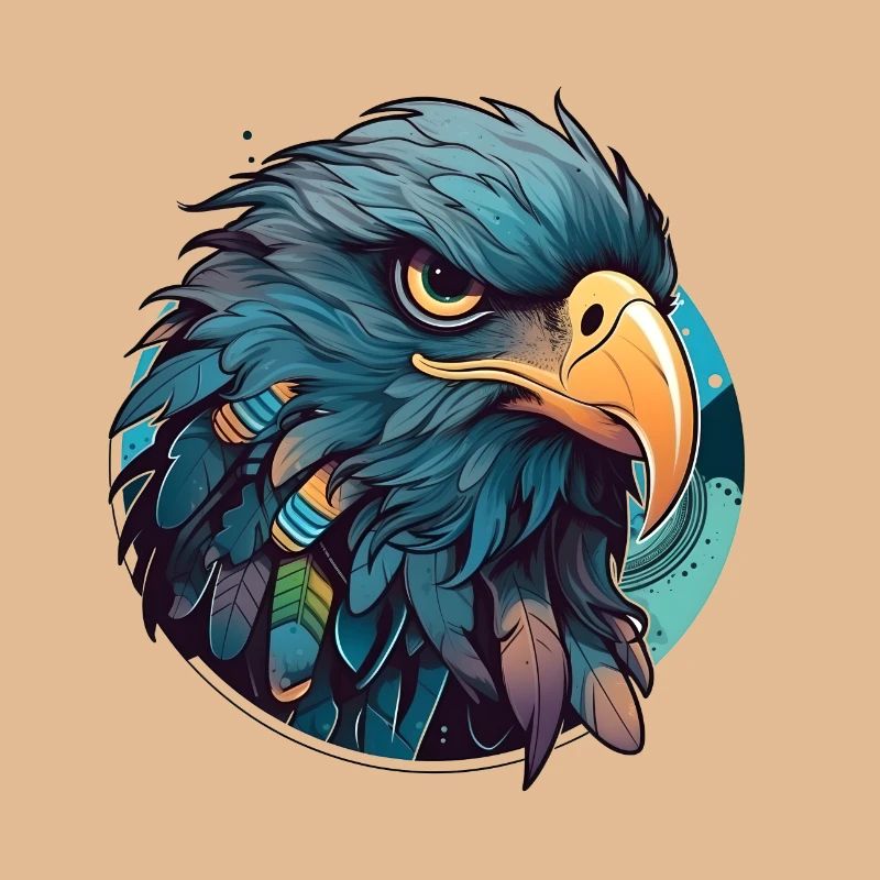 Eagle Raven Crow Vector Image
