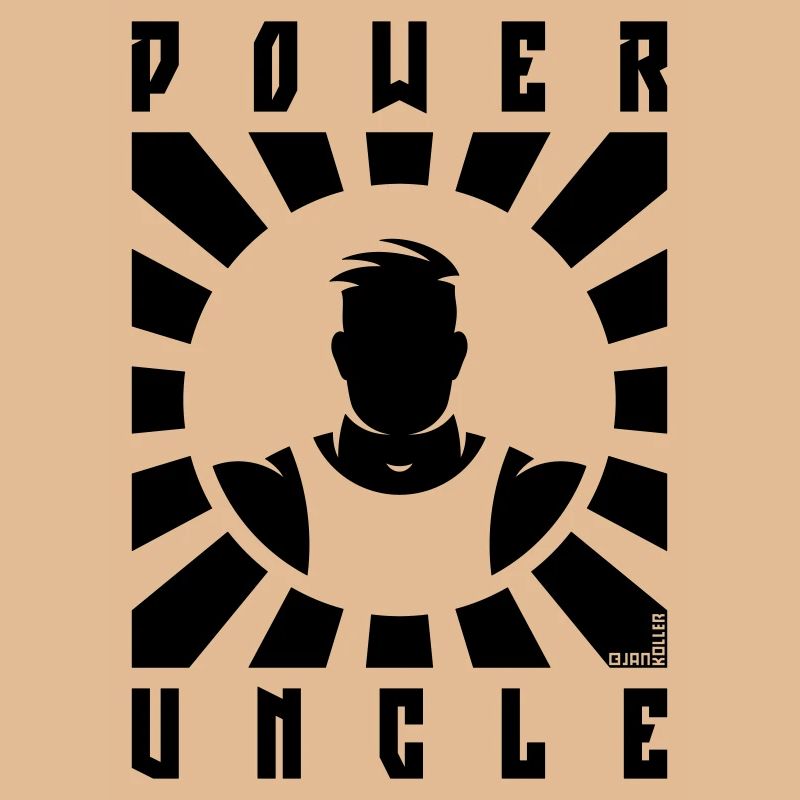 Oncle de puissance (Rayons / Noir)