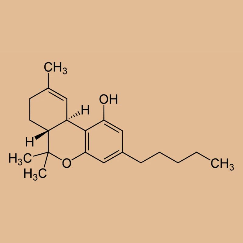 THC Strukturformel