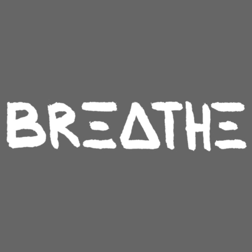 BREATHE | white / weiß - Unisex Hoodie
