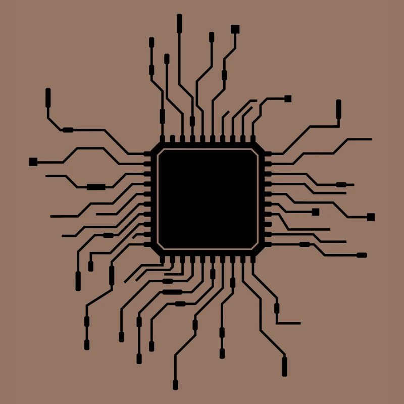 processor cpu wires wire cabling computer