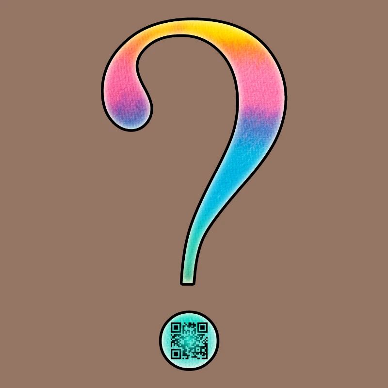 Grossesse - point d'interrogation - jumeaux QR code