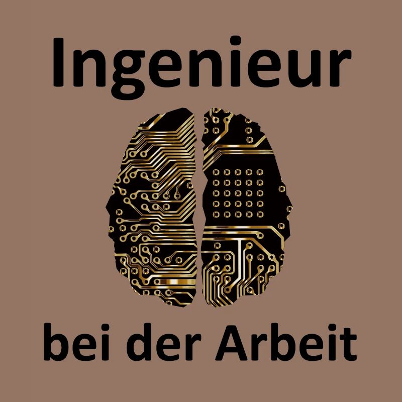 Ingenieur bei der Arbeit, Student, Gehirn, Nerd