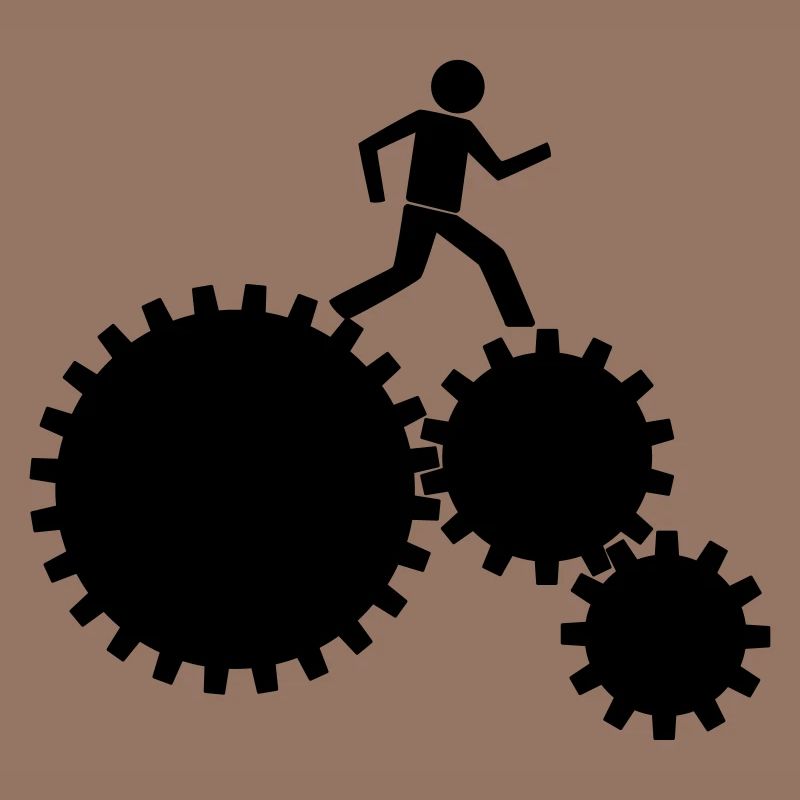 Workers in the clockwork!