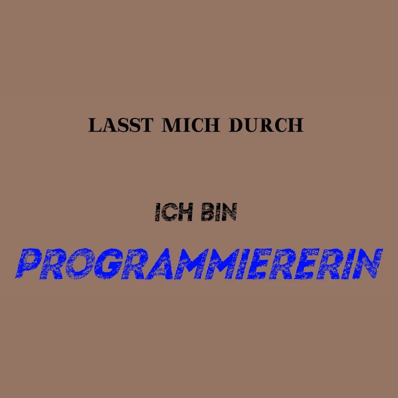 Lasst mich durch ich bin Programmiererin Geschenk