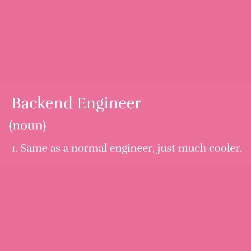 backend engineer