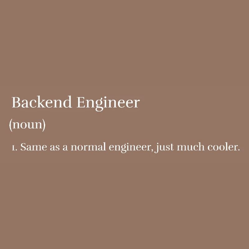 backend engineer