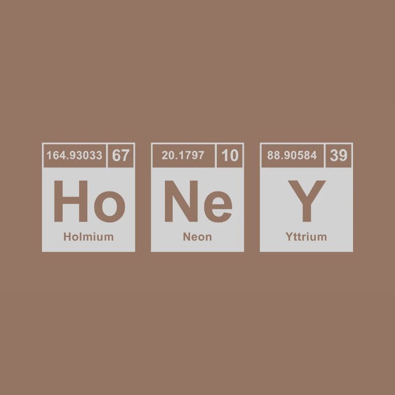 Honey bee periodic table elements