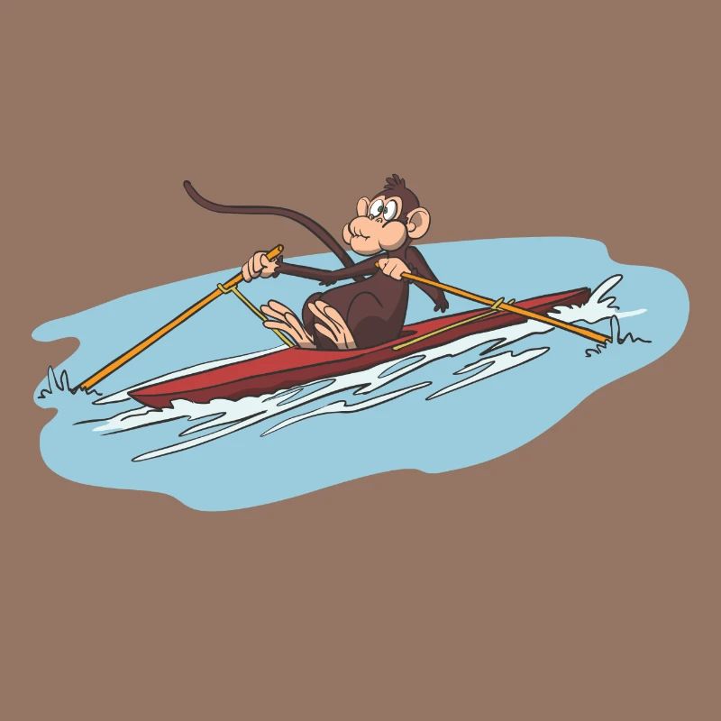 A rower monkey gift idea