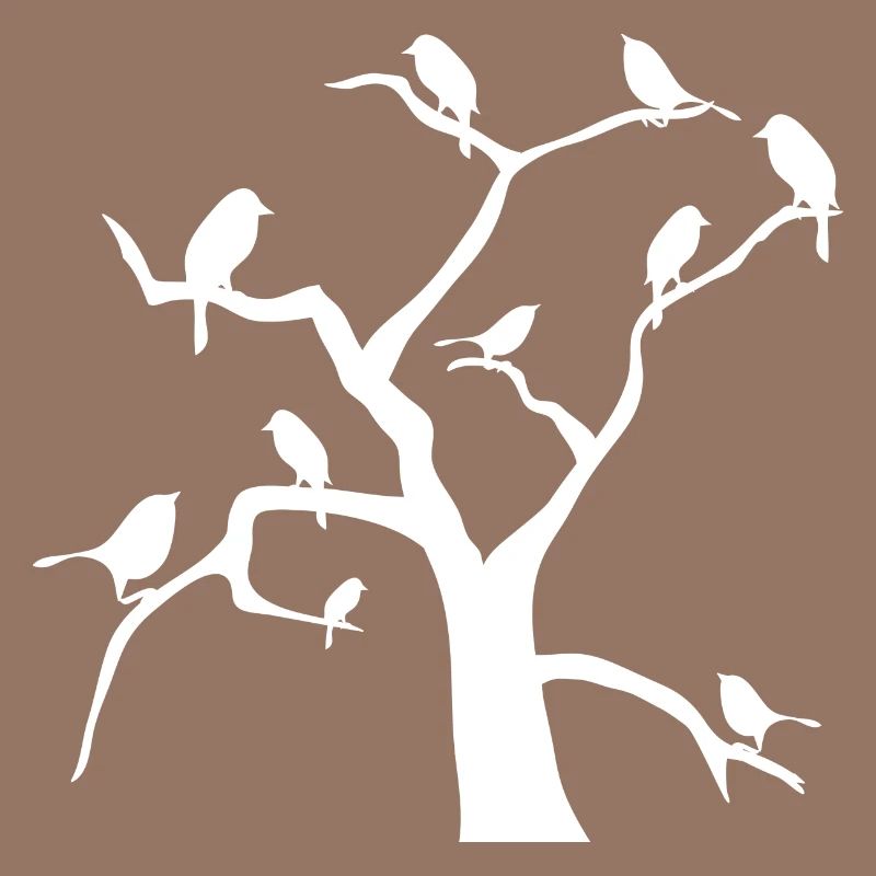Voegel am Baum