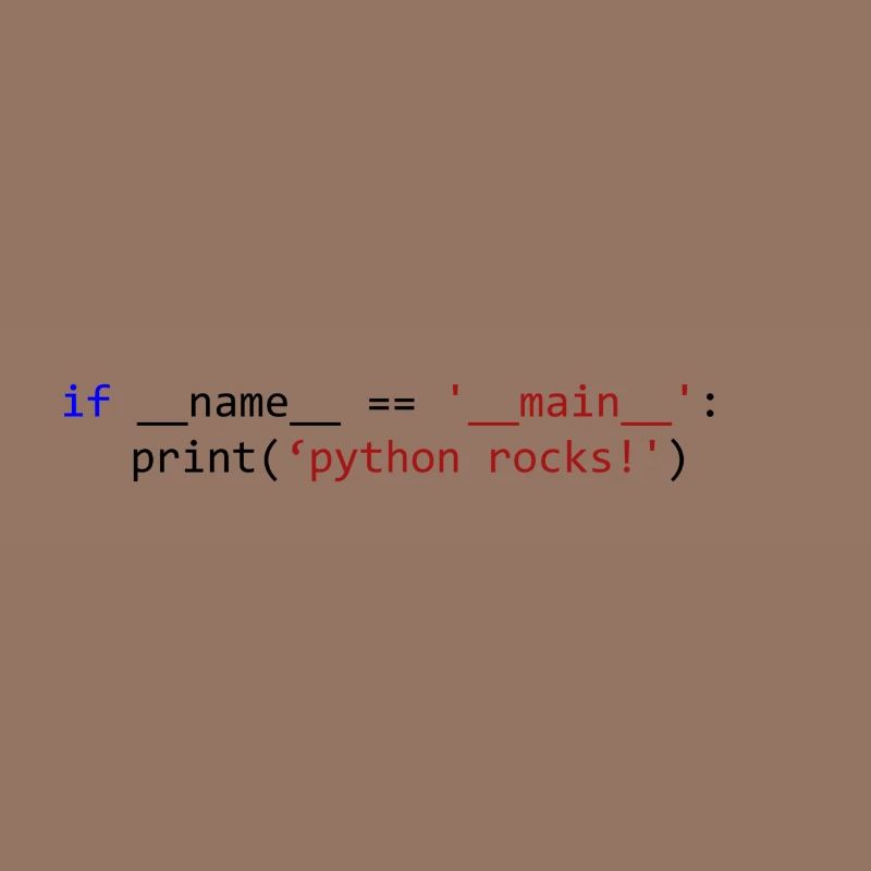 Python rocks