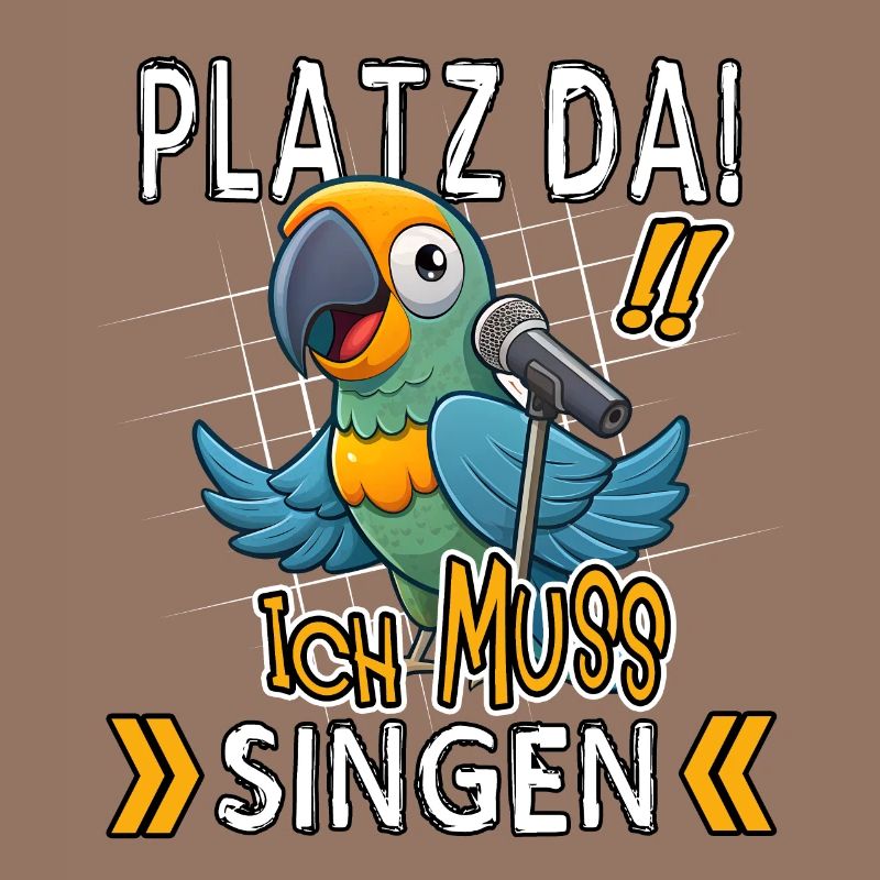 Make room! I gotta sing funny parrot