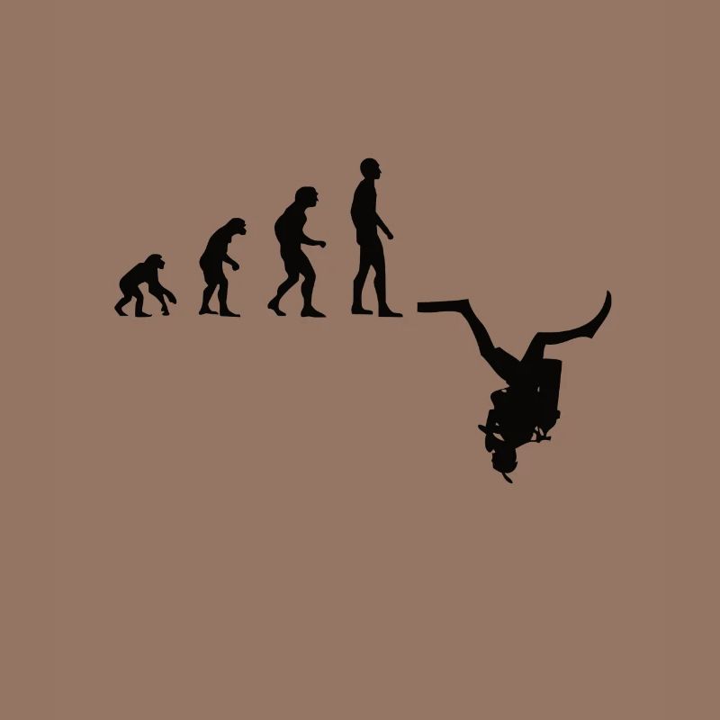 Plongée Évolution | Les gens Développement Idée