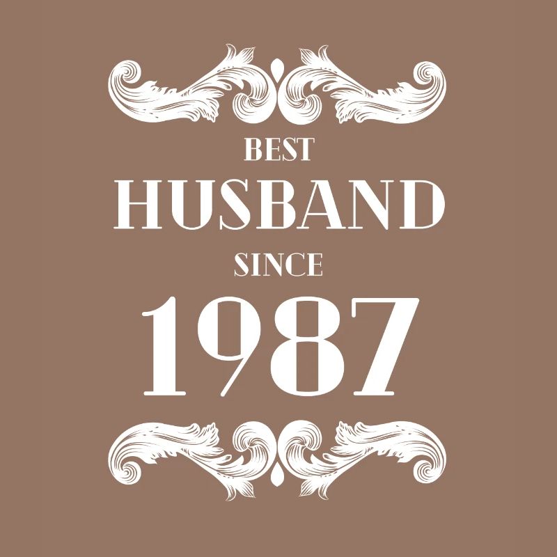 Bester Ehemann seit 1987 Hochzeitstag