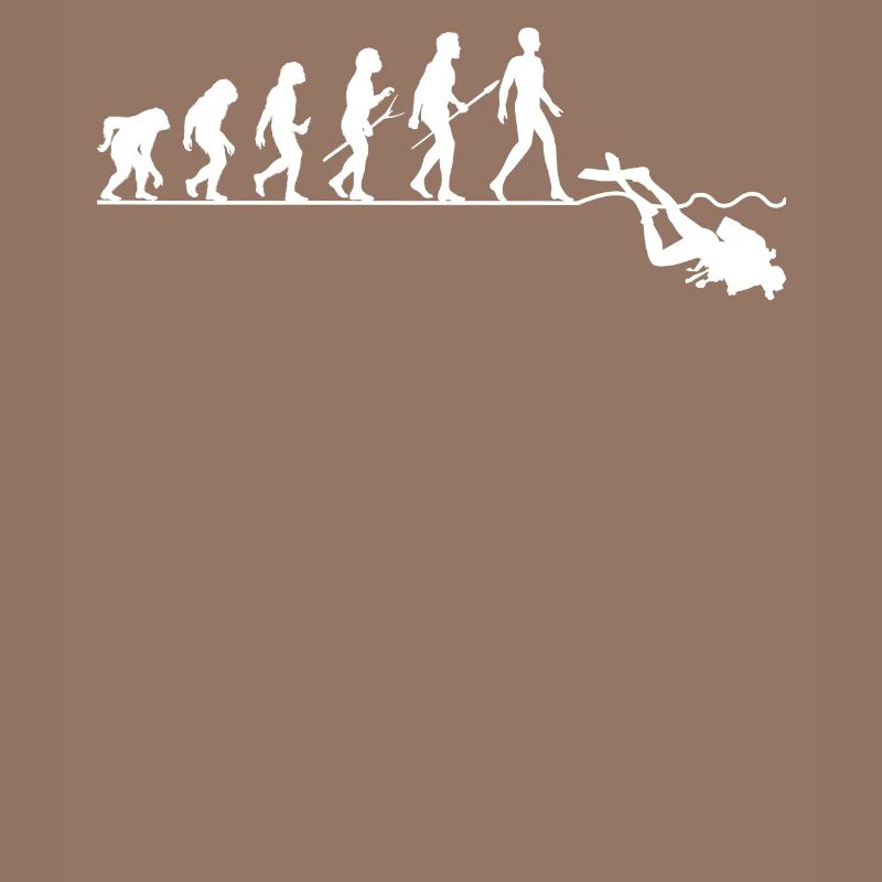 Cadeau amusant de plongeur Diving Evolution Diver