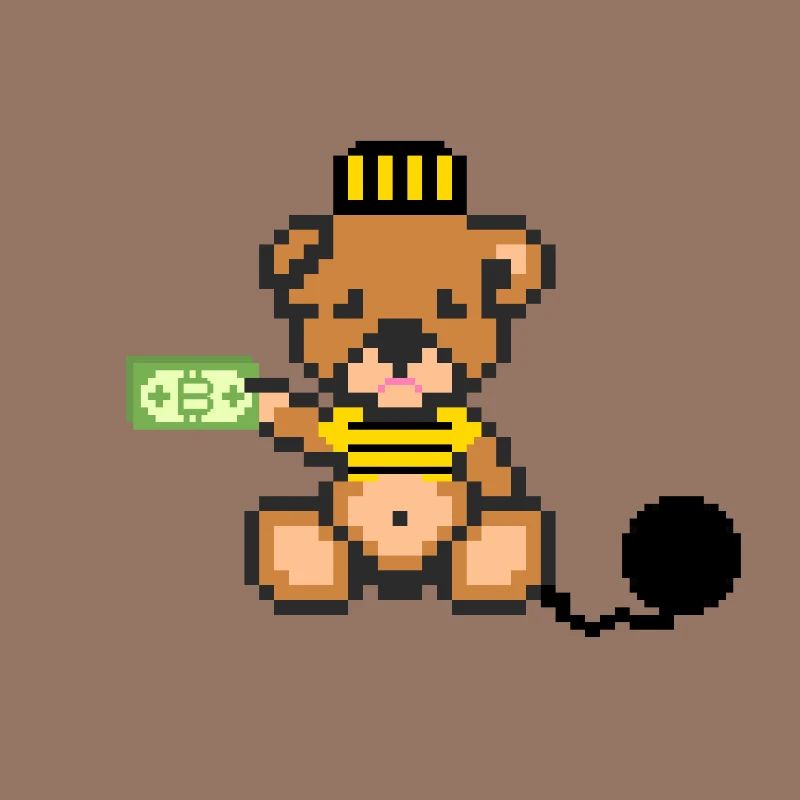 Pixel Bear Prisoner