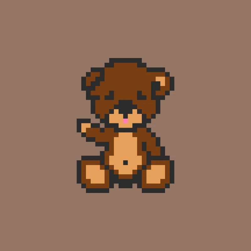 Pixel-Bär-Brownie