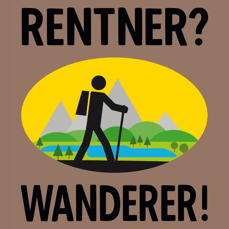 Rentner Wanderer Geschenk Opa