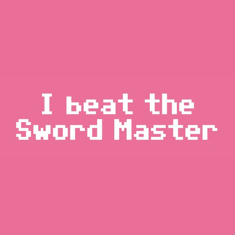 J'ai battu le maître de l'épée