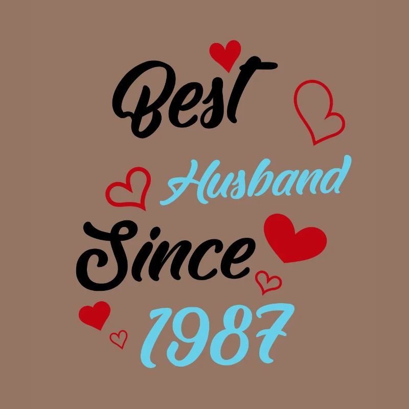 Bester Ehemann seit 1987 Hochzeit