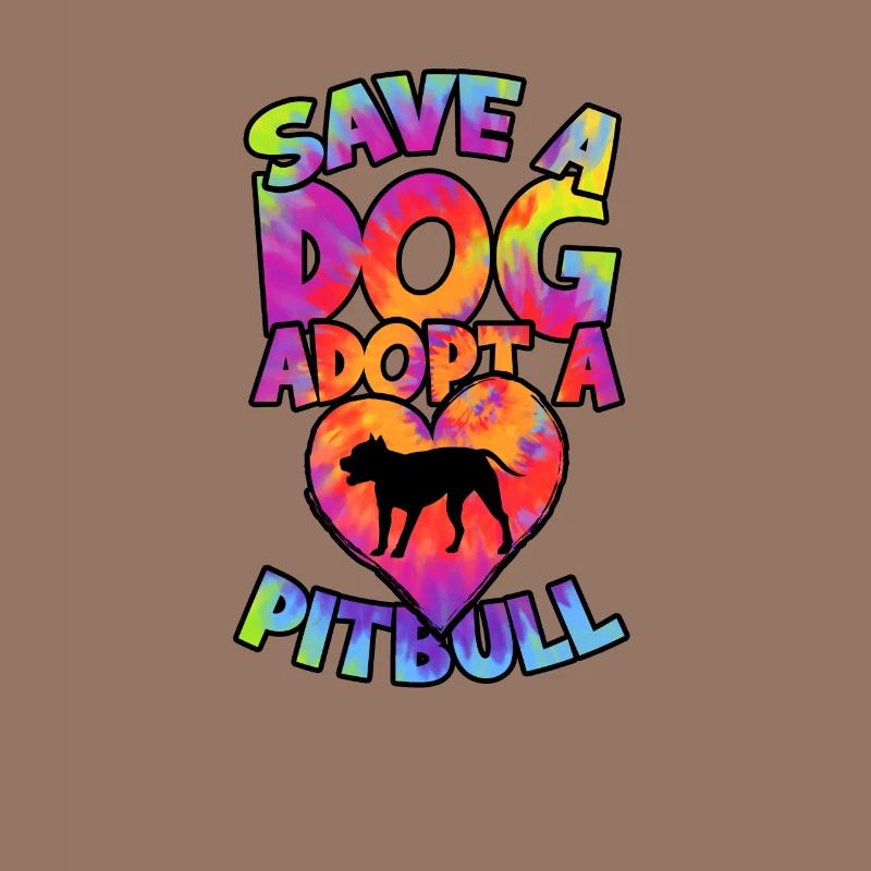 Rette einen Hund Adoptiere einen Pitbull - Pitbull