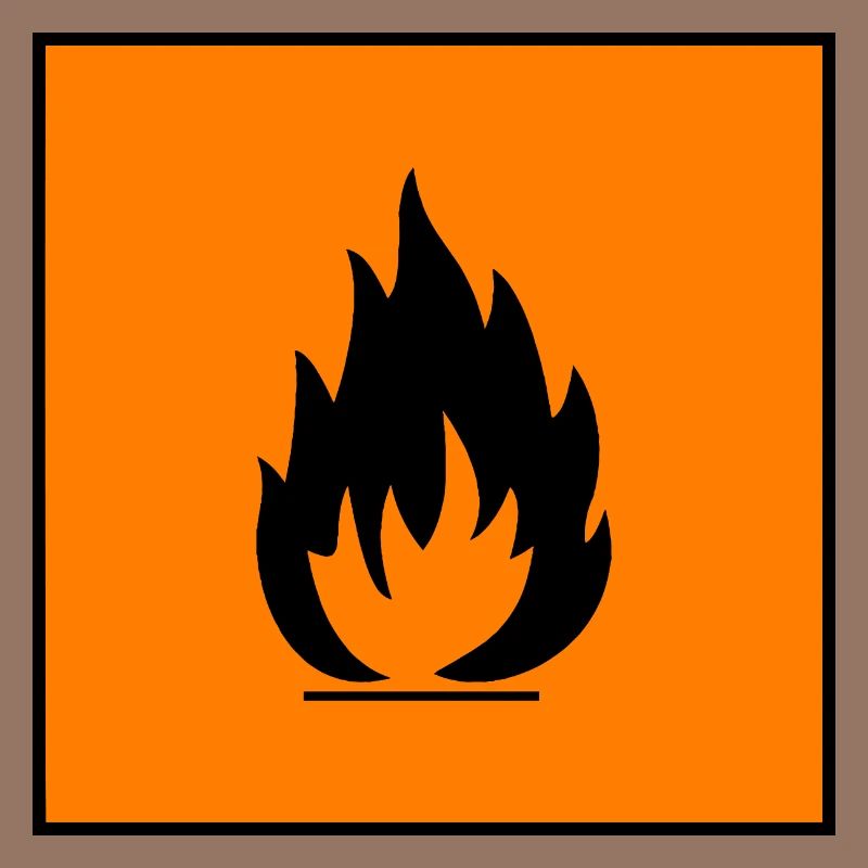 Avertissement de danger inflammable, danger inflammable