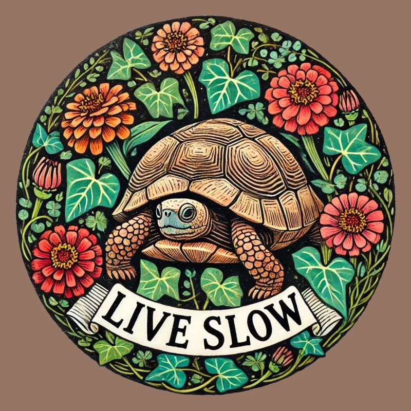 Live Slow Turtle
