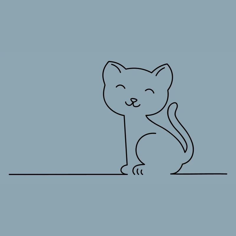 Monoline pour chat
