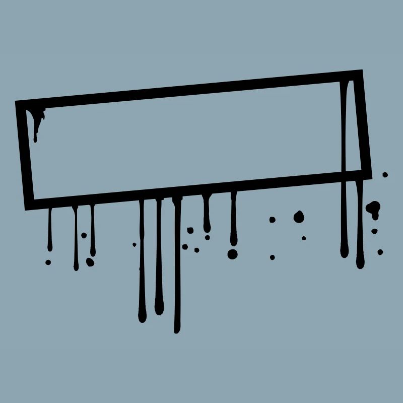 cool frame sign graffiti stamp drop border