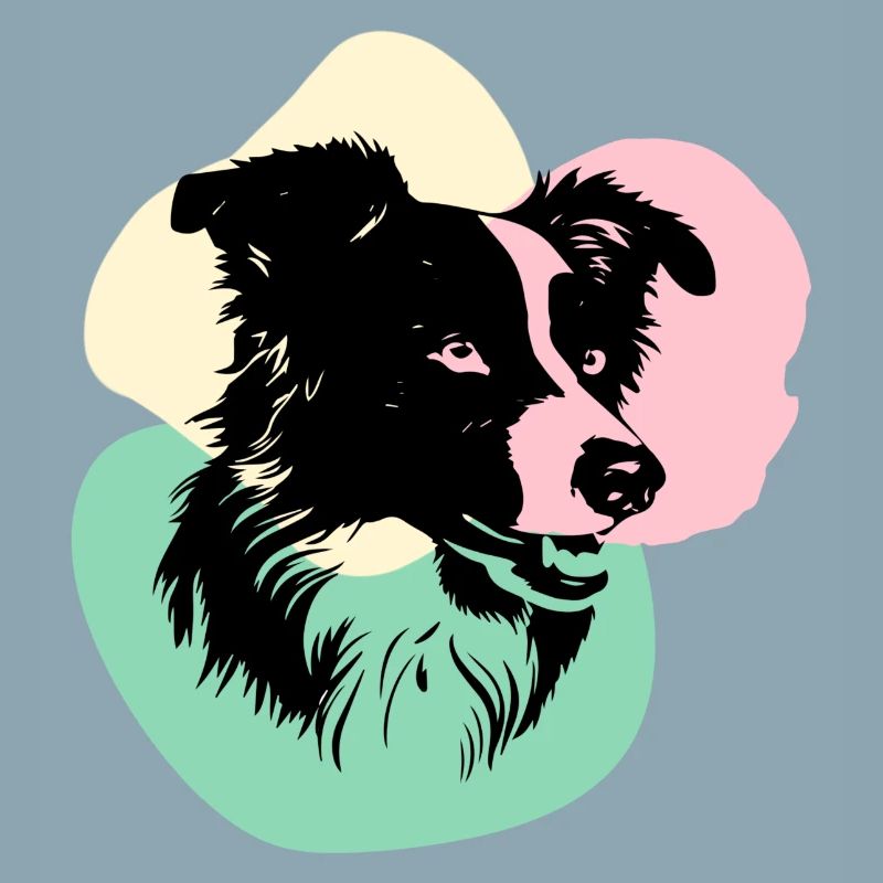 Border Collie Head 2