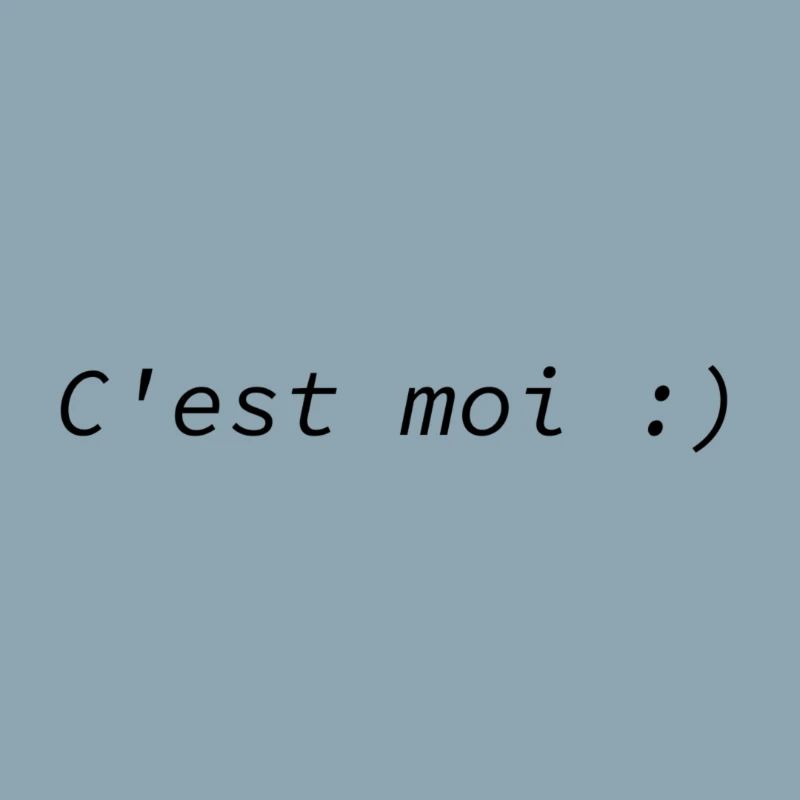 C'est moi :)