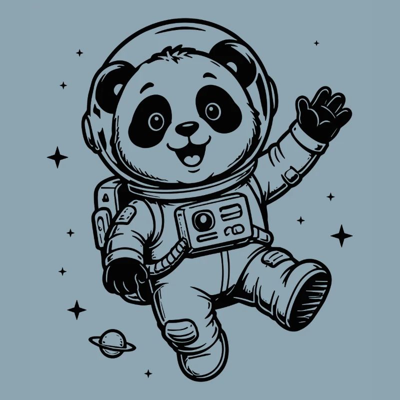 Astronaute Panda : Aventure spatiale